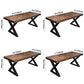 Industrial Solid Wood Dinner Room Kitchen Table Rectangle Sled Base Table for Dining Room Clearhalo ' dining_table' 'Dining Tables & Seating' 'Dining Tables' 'furn' 'furn_dining_table' 'Furniture' 'furniture_dining_table' 'Kitchen & Dining Furniture' 'kitchen&dining_furn' 'kitchen' 'kitchen_dining_table' 3864036