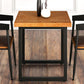 Industrial Square Dining Table Pine Solid Wood Table with Double Pedestal Clearhalo ' dining_table' 'Dining Tables & Seating' 'Dining Tables' 'furn' 'furn_dining_table' 'Furniture' 'furniture_dining_table' 'Kitchen & Dining Furniture' 'kitchen&dining_furn' 'kitchen' 'kitchen_dining_table' 3864040
