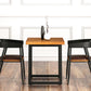 Industrial Square Dining Table Pine Solid Wood Table with Double Pedestal Clearhalo ' dining_table' 'Dining Tables & Seating' 'Dining Tables' 'furn' 'furn_dining_table' 'Furniture' 'furniture_dining_table' 'Kitchen & Dining Furniture' 'kitchen&dining_furn' 'kitchen' 'kitchen_dining_table' 3864041