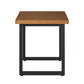 Industrial Solid Wood Dinner Room Kitchen Table Square Sled Table for Dining Room Clearhalo ' dining_table' 'Dining Tables & Seating' 'Dining Tables' 'furn' 'furn_dining_table' 'Furniture' 'furniture_dining_table' 'Kitchen & Dining Furniture' 'kitchen&dining_furn' 'kitchen' 'kitchen_dining_table' 3864111
