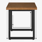 Industrial Solid Wood Dinner Room Kitchen Table Square Sled Table for Dining Room Clearhalo ' dining_table' 'Dining Tables & Seating' 'Dining Tables' 'furn' 'furn_dining_table' 'Furniture' 'furniture_dining_table' 'Kitchen & Dining Furniture' 'kitchen&dining_furn' 'kitchen' 'kitchen_dining_table' 3864115