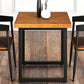 Industrial Solid Wood Dinner Room Kitchen Table Square Sled Table for Dining Room Clearhalo ' dining_table' 'Dining Tables & Seating' 'Dining Tables' 'furn' 'furn_dining_table' 'Furniture' 'furniture_dining_table' 'Kitchen & Dining Furniture' 'kitchen&dining_furn' 'kitchen' 'kitchen_dining_table' 3864118