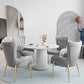 Minimalist Kitchen Standard Dining Table White Sintered Stone Dining Table with Pedestal Base Clearhalo ' dining_table' 'Dining Tables & Seating' 'Dining Tables' 'furn' 'furn_dining_table' 'Furniture' 'furniture_dining_table' 'Kitchen & Dining Furniture' 'kitchen&dining_furn' 'kitchen' 'kitchen_dining_table' 3864125