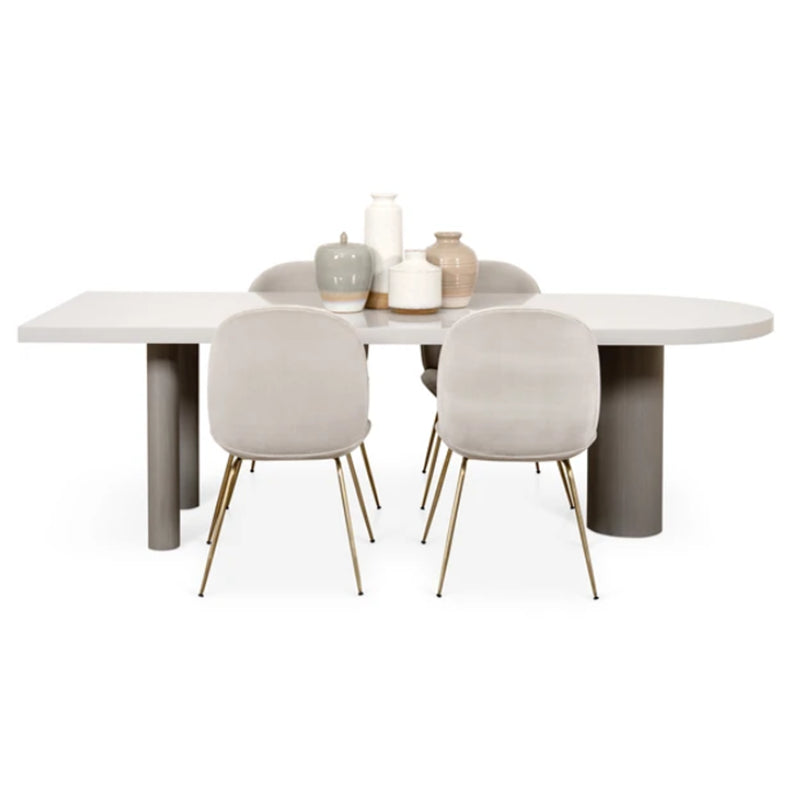 Modern Style Home Solid Wood Dining Table Freeform Shape Table with 3 Legs Base Clearhalo ' dining_table' 'Dining Tables & Seating' 'Dining Tables' 'furn' 'furn_dining_table' 'Furniture' 'furniture_dining_table' 'Kitchen & Dining Furniture' 'kitchen&dining_furn' 'kitchen' 'kitchen_dining_table' 3864136