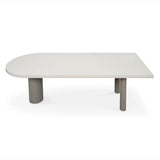 Modern Style Home Solid Wood Dining Table Freeform Shape Table with 3 Legs Base Clearhalo ' dining_table' 'Dining Tables & Seating' 'Dining Tables' 'furn' 'furn_dining_table' 'Furniture' 'furniture_dining_table' 'Kitchen & Dining Furniture' 'kitchen&dining_furn' 'kitchen' 'kitchen_dining_table' 3864138