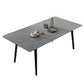 Industrial Standard Sintered Stone Dining Table Rectangle Shape Dining Table for Kitchen Gray Without Chairs Clearhalo ' dining_table' 'Dining Tables & Seating' 'Dining Tables' 'furn' 'furn_dining_table' 'Furniture' 'furniture_dining_table' 'Kitchen & Dining Furniture' 'kitchen&dining_furn' 'kitchen' 'kitchen_dining_table' 3864192