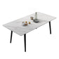 Industrial Standard Sintered Stone Dining Table Rectangle Shape Dining Table for Kitchen White Without Chairs Clearhalo ' dining_table' 'Dining Tables & Seating' 'Dining Tables' 'furn' 'furn_dining_table' 'Furniture' 'furniture_dining_table' 'Kitchen & Dining Furniture' 'kitchen&dining_furn' 'kitchen' 'kitchen_dining_table' 3864193