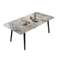 Industrial Standard Sintered Stone Dining Table Rectangle Shape Dining Table for Kitchen Beige Without Chairs Clearhalo ' dining_table' 'Dining Tables & Seating' 'Dining Tables' 'furn' 'furn_dining_table' 'Furniture' 'furniture_dining_table' 'Kitchen & Dining Furniture' 'kitchen&dining_furn' 'kitchen' 'kitchen_dining_table' 3864197
