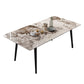 Industrial Standard Sintered Stone Dining Table Rectangle Shape Dining Table for Kitchen Brown Without Chairs Clearhalo ' dining_table' 'Dining Tables & Seating' 'Dining Tables' 'furn' 'furn_dining_table' 'Furniture' 'furniture_dining_table' 'Kitchen & Dining Furniture' 'kitchen&dining_furn' 'kitchen' 'kitchen_dining_table' 3864199