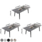 Industrial Standard Sintered Stone Dining Table Rectangle Shape Dining Table for Kitchen Clearhalo ' dining_table' 'Dining Tables & Seating' 'Dining Tables' 'furn' 'furn_dining_table' 'Furniture' 'furniture_dining_table' 'Kitchen & Dining Furniture' 'kitchen&dining_furn' 'kitchen' 'kitchen_dining_table' 3864205