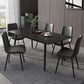 Industrial Standard Sintered Stone Dining Table Rectangle Shape Dining Table for Kitchen Clearhalo ' dining_table' 'Dining Tables & Seating' 'Dining Tables' 'furn' 'furn_dining_table' 'Furniture' 'furniture_dining_table' 'Kitchen & Dining Furniture' 'kitchen&dining_furn' 'kitchen' 'kitchen_dining_table' 3864210