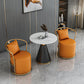 Metal Traditional Luxury Round Indoor Table Sintered Stone Table with Pedestal Base Clearhalo ' dining_table' 'Dining Tables & Seating' 'Dining Tables' 'furn' 'furn_dining_table' 'Furniture' 'furniture_dining_table' 'Kitchen & Dining Furniture' 'kitchen&dining_furn' 'kitchen' 'kitchen_dining_table' 3864226