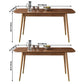 Extendable Ash Wood Table for Restaurant Rectangle Dining Table with 4 Legs Clearhalo ' dining_table' 'Dining Tables & Seating' 'Dining Tables' 'furn' 'furn_dining_table' 'Furniture' 'furniture_dining_table' 'Kitchen & Dining Furniture' 'kitchen&dining_furn' 'kitchen' 'kitchen_dining_table' 3864248