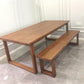 Glam Solid Wood Brown Dining Table Rectangle Shape Standard Dining Table for Kitchen Clearhalo ' dining_table' 'Dining Tables & Seating' 'Dining Tables' 'furn' 'furn_dining_table' 'Furniture' 'furniture_dining_table' 'Kitchen & Dining Furniture' 'kitchen&dining_furn' 'kitchen' 'kitchen_dining_table' 3864265