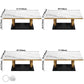 Metal Traditional Luxury Rectangle Indoor Table Sintered Stone Table with Metal Pedestal Base Clearhalo ' dining_table' 'Dining Tables & Seating' 'Dining Tables' 'furn' 'furn_dining_table' 'Furniture' 'furniture_dining_table' 'Kitchen & Dining Furniture' 'kitchen&dining_furn' 'kitchen' 'kitchen_dining_table' 3864275