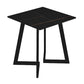 Industrial Black Dinner Room Kitchen Table Sled Base Table for Dining Room Slate 23.6"L x 23.6"W x 29.5"H Without Chairs Clearhalo ' dining_table' 'Dining Tables & Seating' 'Dining Tables' 'furn' 'furn_dining_table' 'Furniture' 'furniture_dining_table' 'Kitchen & Dining Furniture' 'kitchen&dining_furn' 'kitchen' 'kitchen_dining_table' 3864296