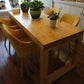 Simple Solid Wood Rectangle Dining Table Khaki Kitchen Dining Table with Double Pedestal Bases Clearhalo ' dining_table' 'Dining Tables & Seating' 'Dining Tables' 'furn' 'furn_dining_table' 'Furniture' 'furniture_dining_table' 'Kitchen & Dining Furniture' 'kitchen&dining_furn' 'kitchen' 'kitchen_dining_table' 3864307