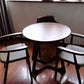 Round Wood Color Dining Table Solid Wood Table Modern with Double Pedestal Clearhalo ' dining_table' 'Dining Tables & Seating' 'Dining Tables' 'furn' 'furn_dining_table' 'Furniture' 'furniture_dining_table' 'Kitchen & Dining Furniture' 'kitchen&dining_furn' 'kitchen' 'kitchen_dining_table' 3864316