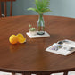 Round Wood Color Dining Table Simplicity Solid Wood 4 Legs Table for Dining Room Clearhalo ' dining_table' 'Dining Tables & Seating' 'Dining Tables' 'furn' 'furn_dining_table' 'Furniture' 'furniture_dining_table' 'Kitchen & Dining Furniture' 'kitchen&dining_furn' 'kitchen' 'kitchen_dining_table' 3864328