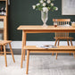 Solid Wood Rectangle Dining Table in Nature Contemporary Kitchen Wood Table with 4 Legs Clearhalo ' dining_table' 'Dining Tables & Seating' 'Dining Tables' 'furn' 'furn_dining_table' 'Furniture' 'furniture_dining_table' 'Kitchen & Dining Furniture' 'kitchen&dining_furn' 'kitchen' 'kitchen_dining_table' 3864340