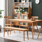 Solid Wood Rectangle Dining Table in Nature Contemporary Kitchen Wood Table with 4 Legs Clearhalo ' dining_table' 'Dining Tables & Seating' 'Dining Tables' 'furn' 'furn_dining_table' 'Furniture' 'furniture_dining_table' 'Kitchen & Dining Furniture' 'kitchen&dining_furn' 'kitchen' 'kitchen_dining_table' 3864343