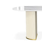 Metal Traditional Luxury Free Form Indoor Table Sintered Stone Table for Kitchen Clearhalo ' dining_table' 'Dining Tables & Seating' 'Dining Tables' 'furn' 'furn_dining_table' 'Furniture' 'furniture_dining_table' 'Kitchen & Dining Furniture' 'kitchen&dining_furn' 'kitchen' 'kitchen_dining_table' 3864366