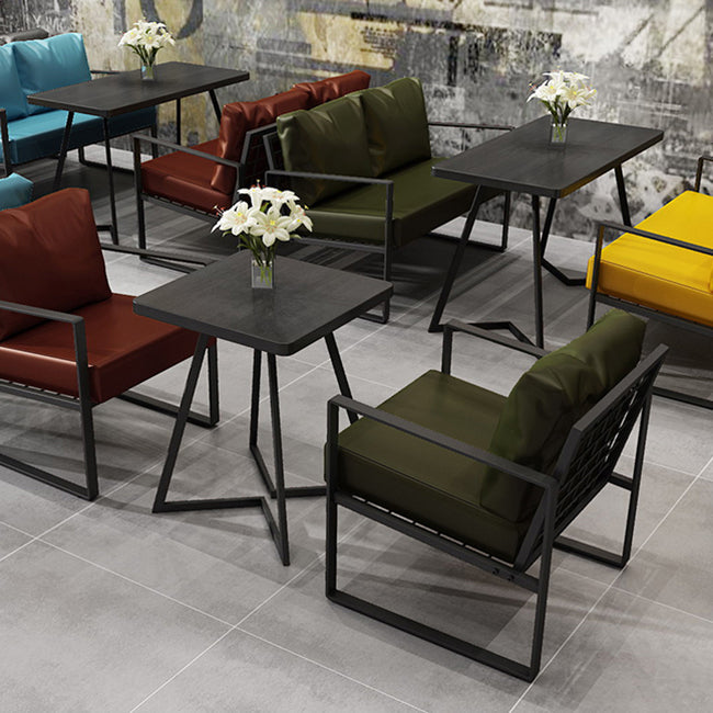 Industrial Wood Dinner Room Kitchen Table Sled Base Table for Dining Room Clearhalo ' dining_table' 'Dining Tables & Seating' 'Dining Tables' 'furn' 'furn_dining_table' 'Furniture' 'furniture_dining_table' 'Kitchen & Dining Furniture' 'kitchen&dining_furn' 'kitchen' 'kitchen_dining_table' 3864383