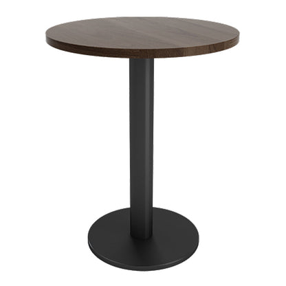 Industrial Brown Dinner Room Kitchen Table Solid Wood Top Table with Metal Base for Dining Room Round Without Chairs Clearhalo ' dining_table' 'Dining Tables & Seating' 'Dining Tables' 'furn' 'furn_dining_table' 'Furniture' 'furniture_dining_table' 'Kitchen & Dining Furniture' 'kitchen&dining_furn' 'kitchen' 'kitchen_dining_table' 3864464