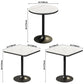 Industrial Dining Room Table White Sintered Stone Table with Black Metal Base Clearhalo ' dining_table' 'Dining Tables & Seating' 'Dining Tables' 'furn' 'furn_dining_table' 'Furniture' 'furniture_dining_table' 'Kitchen & Dining Furniture' 'kitchen&dining_furn' 'kitchen' 'kitchen_dining_table' 3864474