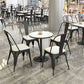 Industrial Dining Room Table White Sintered Stone Table with Black Metal Base Clearhalo ' dining_table' 'Dining Tables & Seating' 'Dining Tables' 'furn' 'furn_dining_table' 'Furniture' 'furniture_dining_table' 'Kitchen & Dining Furniture' 'kitchen&dining_furn' 'kitchen' 'kitchen_dining_table' 3864476