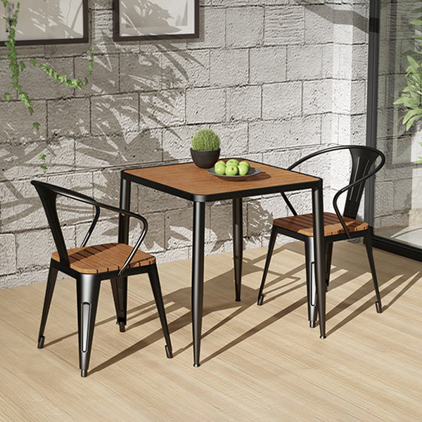 Industrial Style Dining Table 4 Metal Base Table for Home Kitchen Dinner Clearhalo ' dining_table' 'Dining Tables & Seating' 'Dining Tables' 'furn' 'furn_dining_table' 'Furniture' 'furniture_dining_table' 'Kitchen & Dining Furniture' 'kitchen&dining_furn' 'kitchen' 'kitchen_dining_table' 3864494