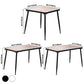 Industrial Style Dining Table 4 Metal Base Table for Home Kitchen Dinner Clearhalo ' dining_table' 'Dining Tables & Seating' 'Dining Tables' 'furn' 'furn_dining_table' 'Furniture' 'furniture_dining_table' 'Kitchen & Dining Furniture' 'kitchen&dining_furn' 'kitchen' 'kitchen_dining_table' 3864497
