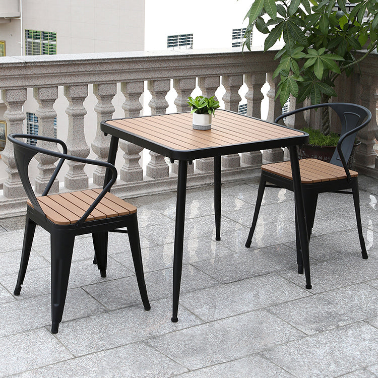 Industrial Dining Room Table 4 Metal Base Table for Home Kitchen Dinner Clearhalo ' dining_table' 'Dining Tables & Seating' 'Dining Tables' 'furn' 'furn_dining_table' 'Furniture' 'furniture_dining_table' 'Kitchen & Dining Furniture' 'kitchen&dining_furn' 'kitchen' 'kitchen_dining_table' 3864515