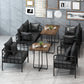 Industrial Solid Wood Dinner Room Kitchen Table Brown Sled Table for Dining Room Clearhalo ' dining_table' 'Dining Tables & Seating' 'Dining Tables' 'furn' 'furn_dining_table' 'Furniture' 'furniture_dining_table' 'Kitchen & Dining Furniture' 'kitchen&dining_furn' 'kitchen' 'kitchen_dining_table' 3864552