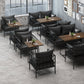 Industrial Solid Wood Dinner Room Kitchen Table Brown Sled Table for Dining Room Clearhalo ' dining_table' 'Dining Tables & Seating' 'Dining Tables' 'furn' 'furn_dining_table' 'Furniture' 'furniture_dining_table' 'Kitchen & Dining Furniture' 'kitchen&dining_furn' 'kitchen' 'kitchen_dining_table' 3864553