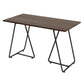 Industrial Solid Wood Dinner Room Kitchen Table Brown Sled Table for Dining Room Without Chairs Clearhalo ' dining_table' 'Dining Tables & Seating' 'Dining Tables' 'furn' 'furn_dining_table' 'Furniture' 'furniture_dining_table' 'Kitchen & Dining Furniture' 'kitchen&dining_furn' 'kitchen' 'kitchen_dining_table' 3864554