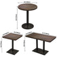 Industrial Style Wooden Dinner Room Kitchen Table Brown Table with Black Frame Clearhalo ' dining_table' 'Dining Tables & Seating' 'Dining Tables' 'furn' 'furn_dining_table' 'Furniture' 'furniture_dining_table' 'Kitchen & Dining Furniture' 'kitchen&dining_furn' 'kitchen' 'kitchen_dining_table' 3864564