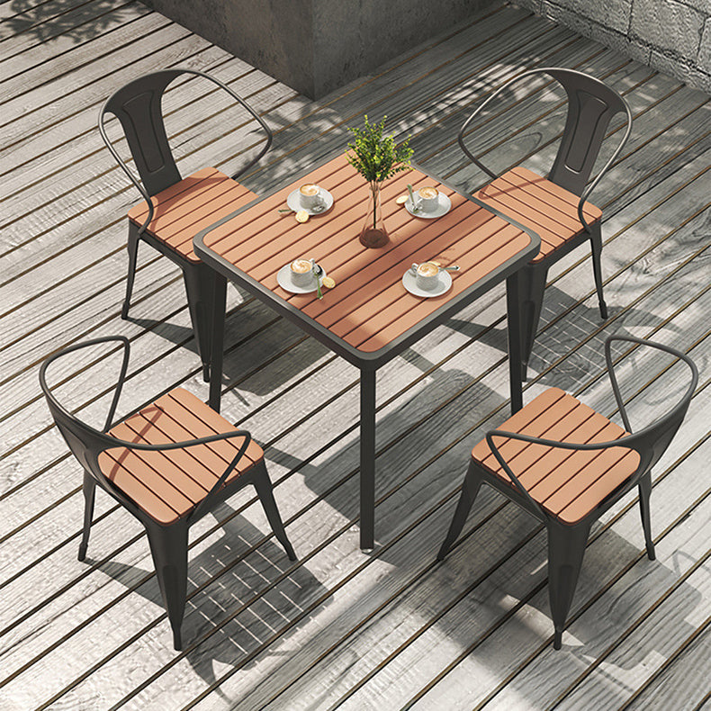 Industrial Style Dining Room Table 4 Metal Base Table for Home Kitchen Dinner Clearhalo ' dining_table' 'Dining Tables & Seating' 'Dining Tables' 'furn' 'furn_dining_table' 'Furniture' 'furniture_dining_table' 'Kitchen & Dining Furniture' 'kitchen&dining_furn' 'kitchen' 'kitchen_dining_table' 3864572