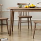 Rectangle Ash Wood Table Modern Dining Table in Walnut with 4 Legs for Restaurant Clearhalo ' dining_table' 'Dining Tables & Seating' 'Dining Tables' 'furn' 'furn_dining_table' 'Furniture' 'furniture_dining_table' 'Kitchen & Dining Furniture' 'kitchen&dining_furn' 'kitchen' 'kitchen_dining_table' 3864582