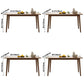 Rectangle Ash Wood Table Modern Dining Table in Walnut with 4 Legs for Restaurant Clearhalo ' dining_table' 'Dining Tables & Seating' 'Dining Tables' 'furn' 'furn_dining_table' 'Furniture' 'furniture_dining_table' 'Kitchen & Dining Furniture' 'kitchen&dining_furn' 'kitchen' 'kitchen_dining_table' 3864586