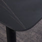 Rectangle Industrial Sintered Stone Dining Table 4 Legs Carbon Steel Base Table for Home Clearhalo ' dining_table' 'Dining Tables & Seating' 'Dining Tables' 'furn' 'furn_dining_table' 'Furniture' 'furniture_dining_table' 'Kitchen & Dining Furniture' 'kitchen&dining_furn' 'kitchen' 'kitchen_dining_table' 3864600
