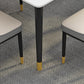 Rectangle Industrial Sintered Stone Dining Table 4 Legs Base Table for Home Clearhalo ' dining_table' 'Dining Tables & Seating' 'Dining Tables' 'furn' 'furn_dining_table' 'Furniture' 'furniture_dining_table' 'Kitchen & Dining Furniture' 'kitchen&dining_furn' 'kitchen' 'kitchen_dining_table' 3864659