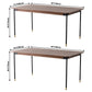 Rectangle Pine Solid Wood Table Luxury Dining Table in Brown with 4 Legs for Restaurant Clearhalo ' dining_table' 'Dining Tables & Seating' 'Dining Tables' 'furn' 'furn_dining_table' 'Furniture' 'furniture_dining_table' 'Kitchen & Dining Furniture' 'kitchen&dining_furn' 'kitchen' 'kitchen_dining_table' 3864673