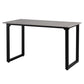 Industrial Style Grey Sintered Stone Dining Table Metallic Base Rectangle and Square Table for Home Without Chairs Clearhalo ' dining_table' 'Dining Tables & Seating' 'Dining Tables' 'furn' 'furn_dining_table' 'Furniture' 'furniture_dining_table' 'Kitchen & Dining Furniture' 'kitchen&dining_furn' 'kitchen' 'kitchen_dining_table' 3864678
