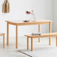 Rectangle Wooden Dining Table Modern Beech Table in Nature with 4 Legs Clearhalo ' dining_table' 'Dining Tables & Seating' 'Dining Tables' 'furn' 'furn_dining_table' 'Furniture' 'furniture_dining_table' 'Kitchen & Dining Furniture' 'kitchen&dining_furn' 'kitchen' 'kitchen_dining_table' 3864691