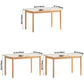 Rectangle Wooden Dining Table Modern Beech Table in Nature with 4 Legs Clearhalo ' dining_table' 'Dining Tables & Seating' 'Dining Tables' 'furn' 'furn_dining_table' 'Furniture' 'furniture_dining_table' 'Kitchen & Dining Furniture' 'kitchen&dining_furn' 'kitchen' 'kitchen_dining_table' 3864700