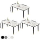 Simple Sintered Stone Top Dining Table Rectangle Shape Standard Dining Table for Kitchen Clearhalo ' dining_table' 'Dining Tables & Seating' 'Dining Tables' 'furn' 'furn_dining_table' 'Furniture' 'furniture_dining_table' 'Kitchen & Dining Furniture' 'kitchen&dining_furn' 'kitchen' 'kitchen_dining_table' 3864730