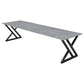 Rectangle Dinette Table Industrial Stone Dinner Room Kitchen Table for Indoor Black Without Chairs Clearhalo ' dining_table' 'Dining Tables & Seating' 'Dining Tables' 'furn' 'furn_dining_table' 'Furniture' 'furniture_dining_table' 'Kitchen & Dining Furniture' 'kitchen&dining_furn' 'kitchen' 'kitchen_dining_table' 3864747