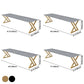 Rectangle Dinette Table Industrial Stone Dinner Room Kitchen Table for Indoor Clearhalo ' dining_table' 'Dining Tables & Seating' 'Dining Tables' 'furn' 'furn_dining_table' 'Furniture' 'furniture_dining_table' 'Kitchen & Dining Furniture' 'kitchen&dining_furn' 'kitchen' 'kitchen_dining_table' 3864756