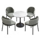 Simple Style Sintered Stone Dining Table Tulip Base Round Table for Home Clearhalo ' dining_table' 'Dining Tables & Seating' 'Dining Tables' 'furn' 'furn_dining_table' 'Furniture' 'furniture_dining_table' 'Kitchen & Dining Furniture' 'kitchen&dining_furn' 'kitchen' 'kitchen_dining_table' 3864797